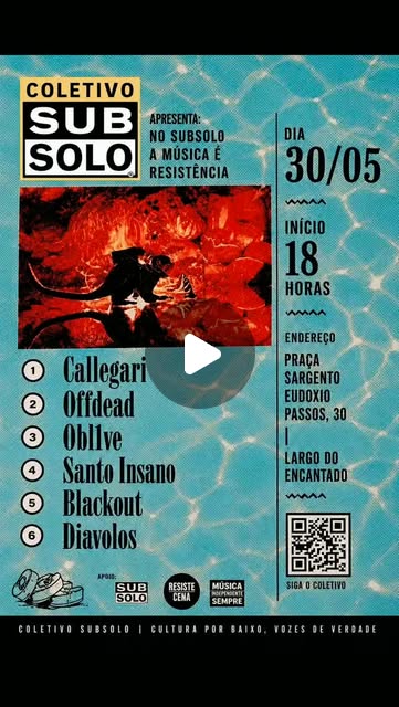 Callegari / Off Dead / Obl1ve / Santo Insano / Black Out / Diavolos (Festival Coletivo Subsolo)