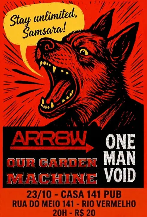 One Man Void + Arrow + Our Garden Machine
