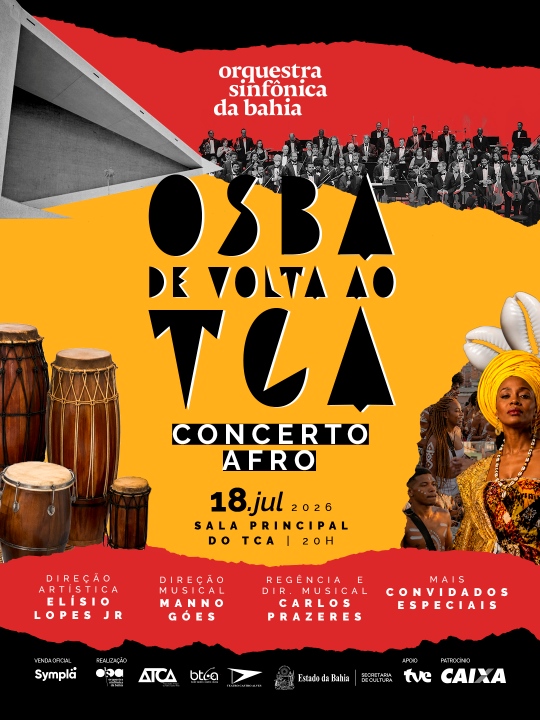 Concerto Afro – OSBA convida Carlinhos Brown, Ilê Aiyê, Luedji Luna, Majur e outros