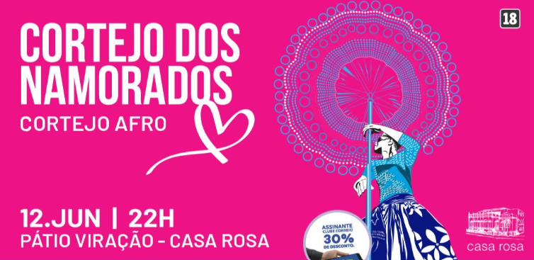 Cortejo dos Namorados com Cortejo Afro