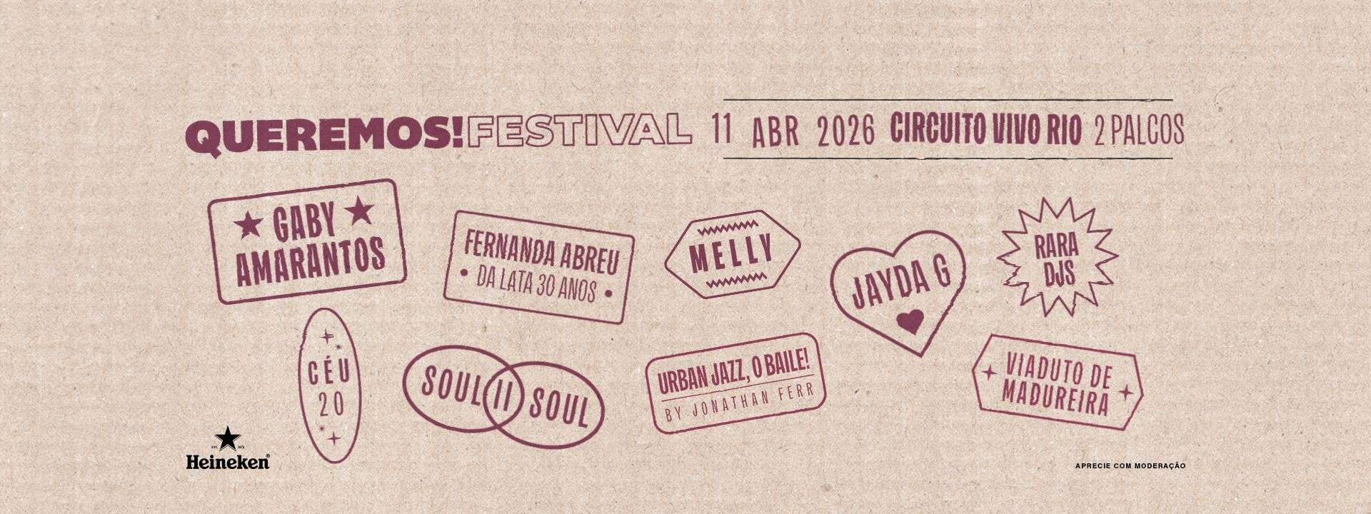 Queremos! Festival - Circuito Vivo Rio