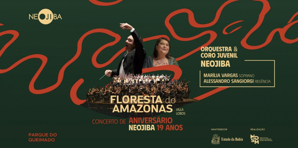 Orquestra e Coro NEOJIBA em ‘Floresta do Amazonas’